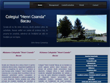 Tablet Screenshot of colegiulcoanda.ro